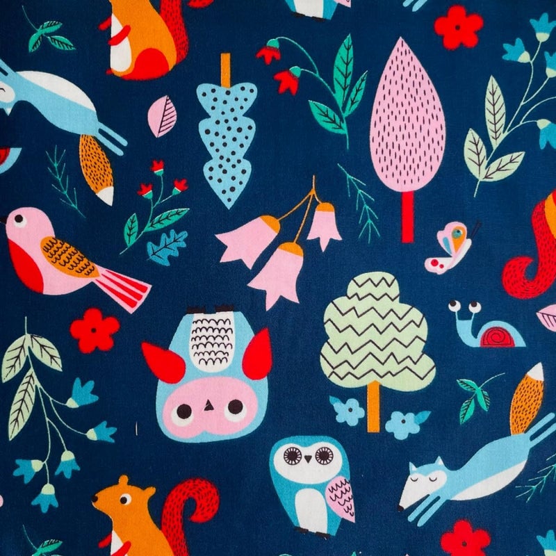 DMFR Cotton Fabric Squares 5x5 Charm Packs for Quilting 5 inch for Baby Girl Sewing Patchwork 42pcs (Jungle Fabric) - Image 3